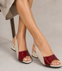 Sandales à Talons Moyen en Cuir pour Femmes | Idéales pour l'Été