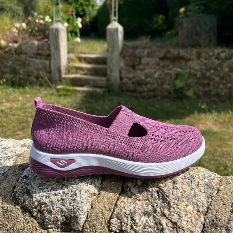 Basket Confortable et Légère Sans Lacets en Maille pour Femme