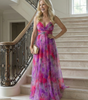 Robe Maxi Sans Manches à Imprimé pour Femme