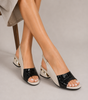 Sandales à Talons Moyen en Cuir pour Femmes | Idéales pour l'Été