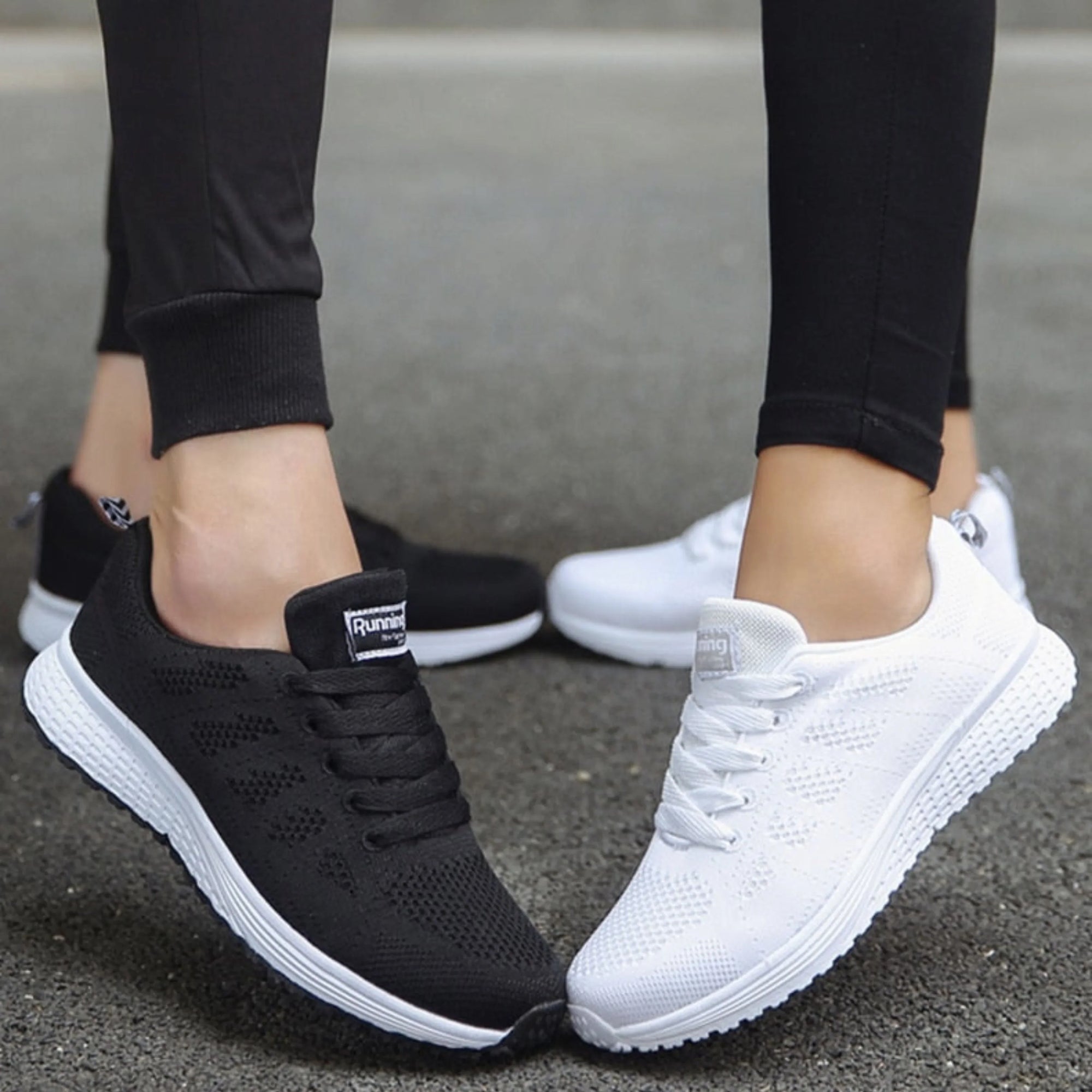 Basket Running Sport en Maille pour Femme