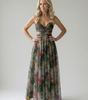 Robe Maxi Sans Manches à Imprimé pour Femme