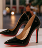 Escarpins en Cuir Verni à Bout Pointu pour Femme | Idéales pour les Sorties