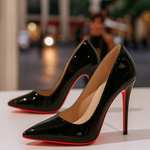 Escarpins en Cuir Verni à Bout Pointu pour Femme | Idéales pour les Sorties