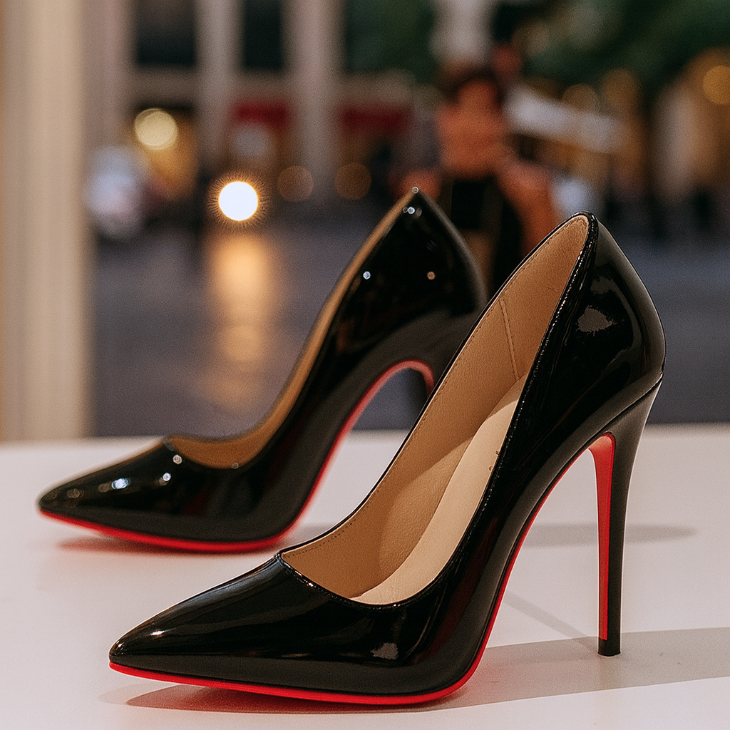 Escarpins en Cuir Verni à Bout Pointu pour Femme | Idéales pour les Sorties