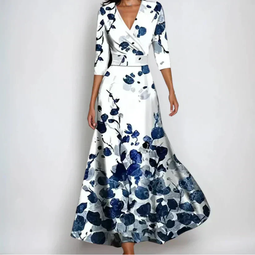 Robe Elégante à Imprimé Floral pour Femmes