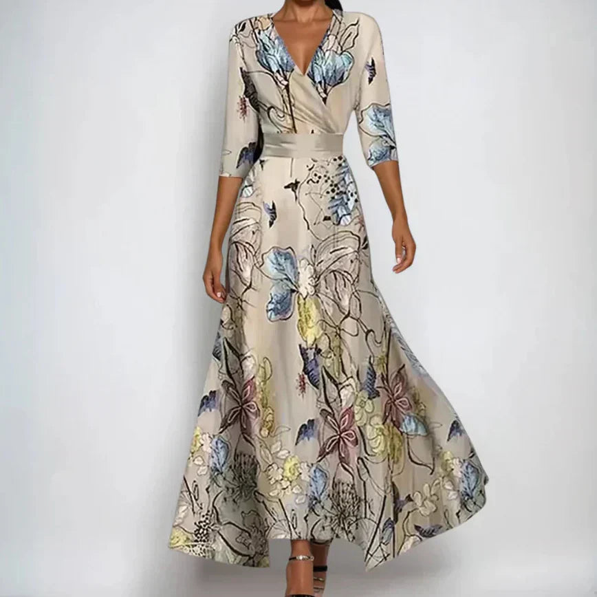 Robe Elégante à Imprimé Floral pour Femmes