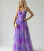 Robe Maxi Sans Manches à Imprimé pour Femme