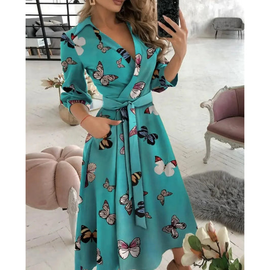 Robe Portefeuille Élégante pour Femmes