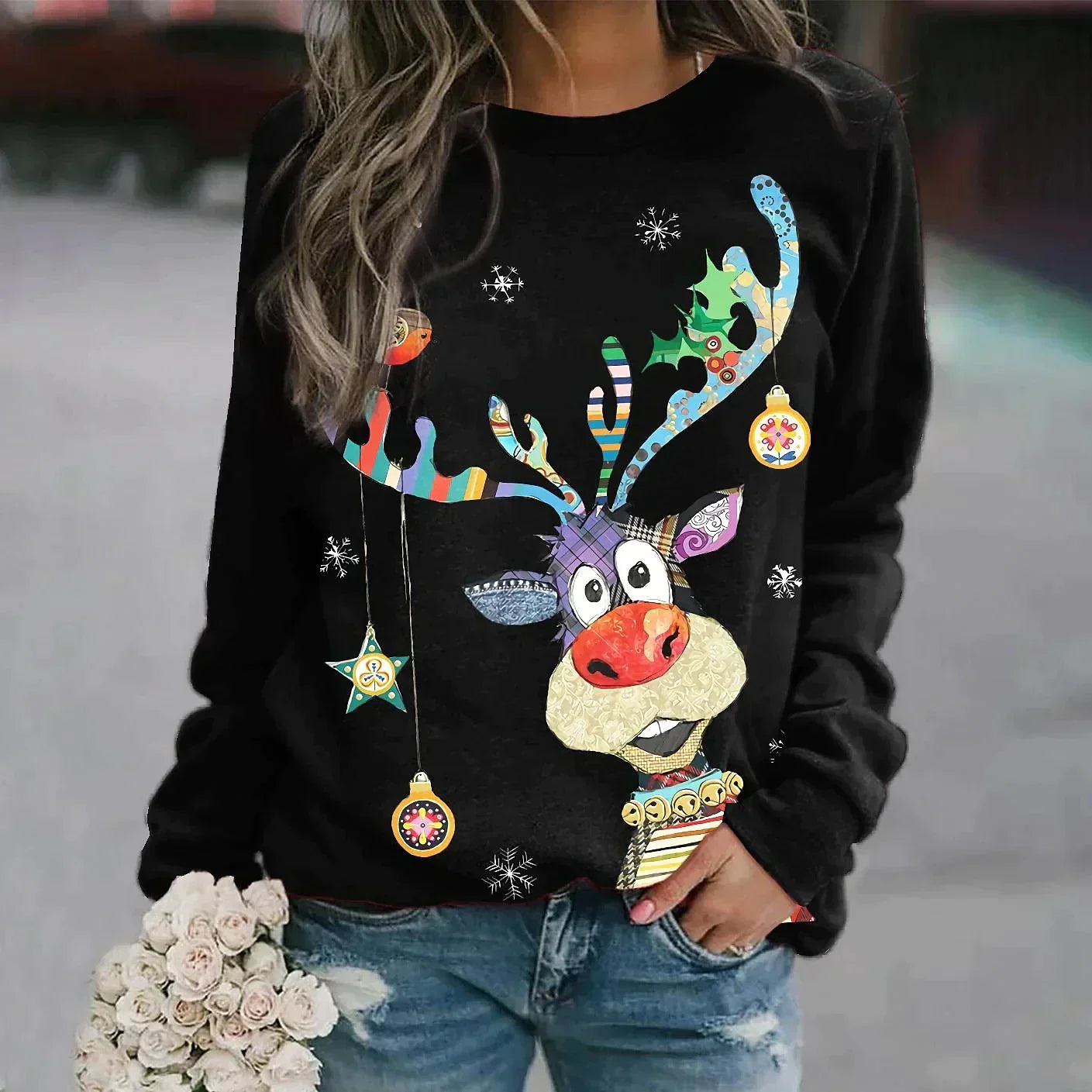 Pull Festif et Élégant pour Femmes
