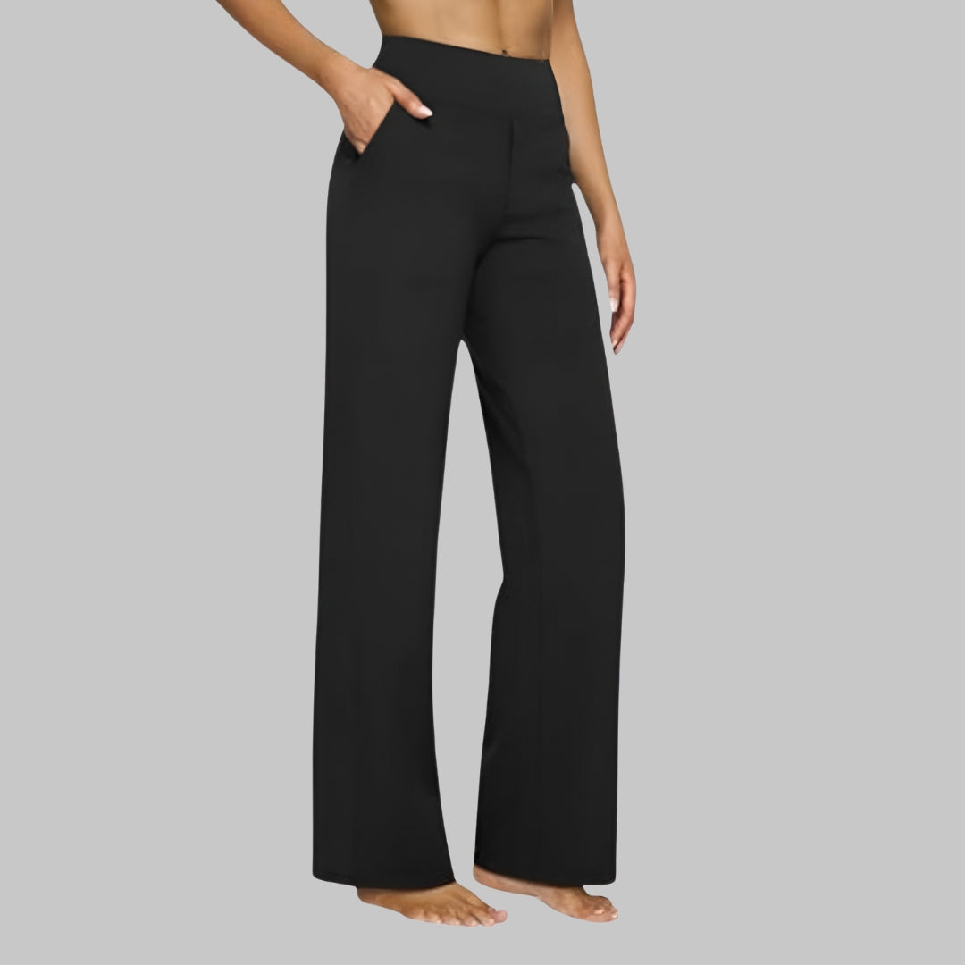 Pantalon Yoga Taille Haute et Poches pour Femmes