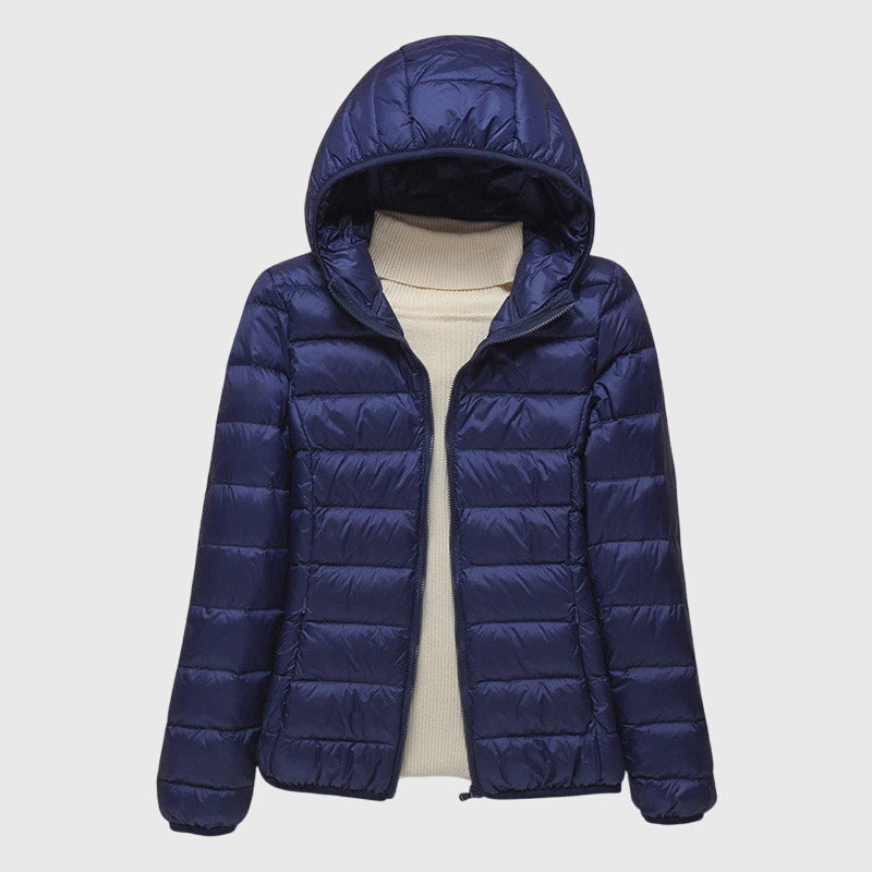 Doudoune Légère à Capuche pour Femme