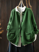 Pull à col rond et manches longues pour Femme