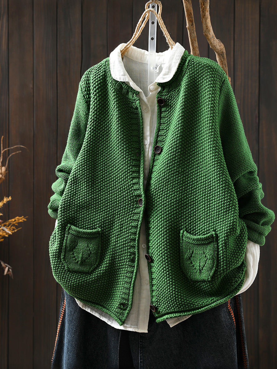 Pull à col rond et manches longues pour Femme