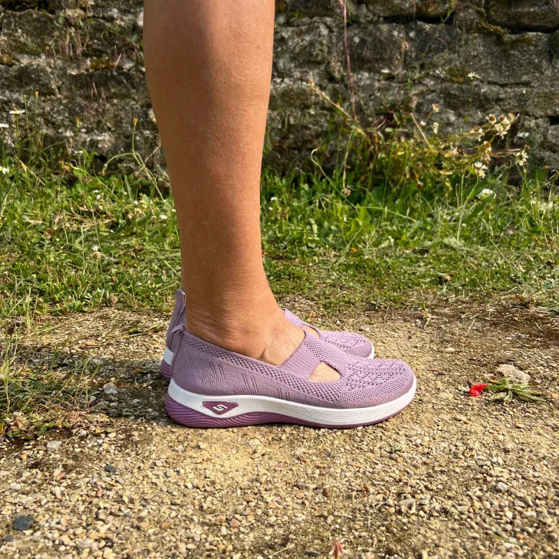 Basket Confortable et Légère Sans Lacets en Maille pour Femme