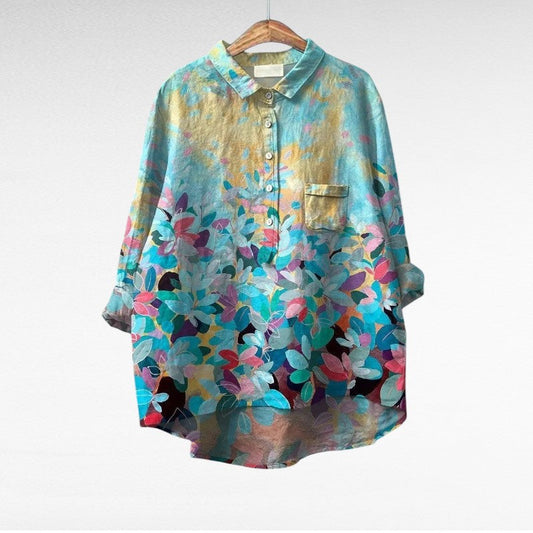 Blouse Imprimée Casual pour Femmes