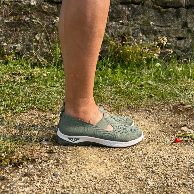 Basket Confortable et Légère Sans Lacets en Maille pour Femme
