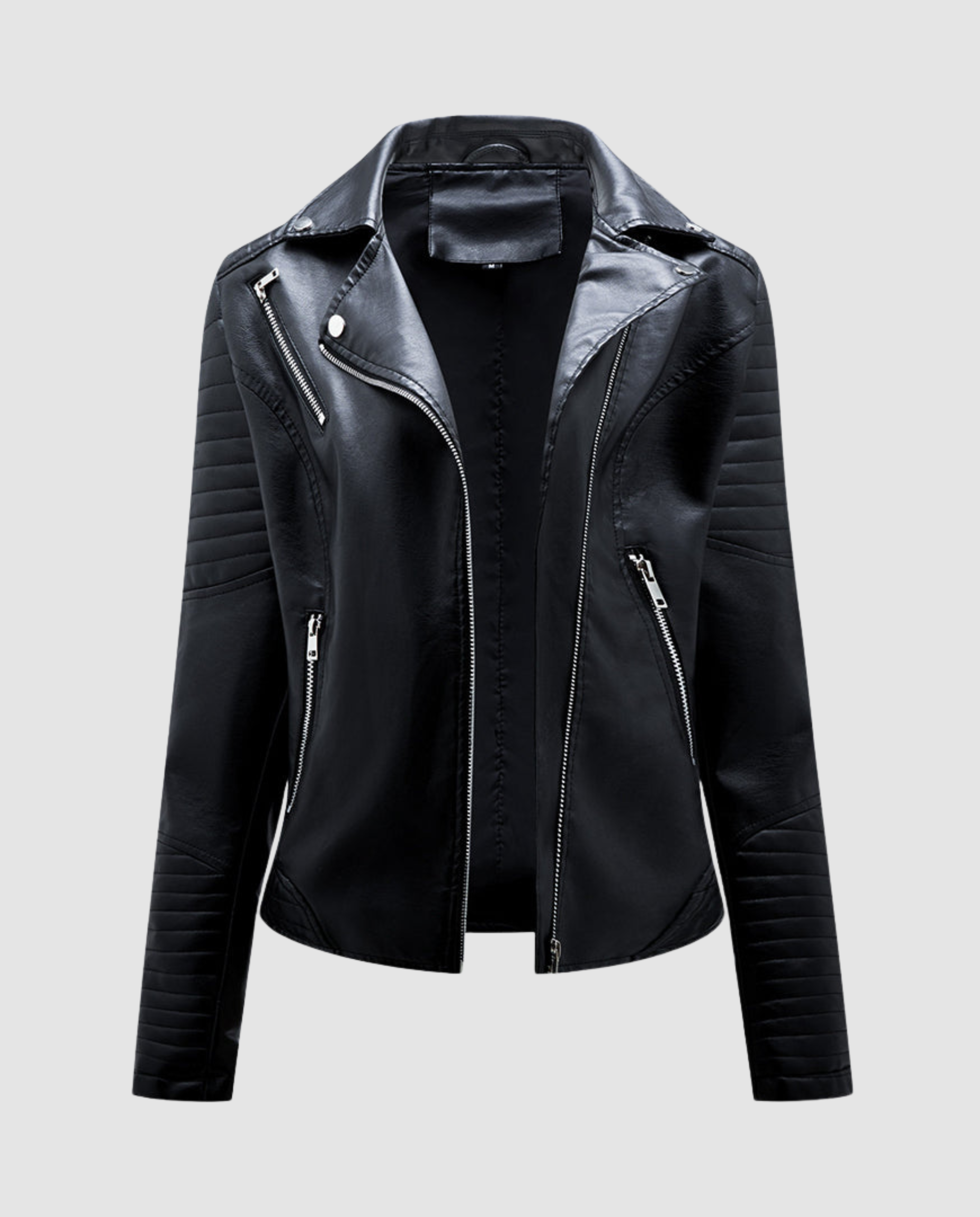 Veste Motard Perfecto Asymétrique en Simili Cuir pour Femme