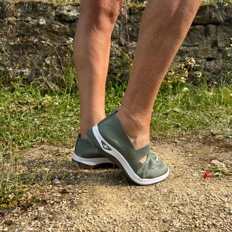 Basket Confortable et Légère Sans Lacets en Maille pour Femme
