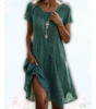 Robe d'Été Mi-Longue à Imprimé Géométrique pour Femme | Idéale pour les Vacances