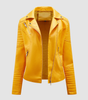 Veste Motard Perfecto Asymétrique en Simili Cuir pour Femme
