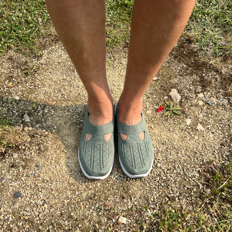 Basket Confortable et Légère Sans Lacets en Maille pour Femme