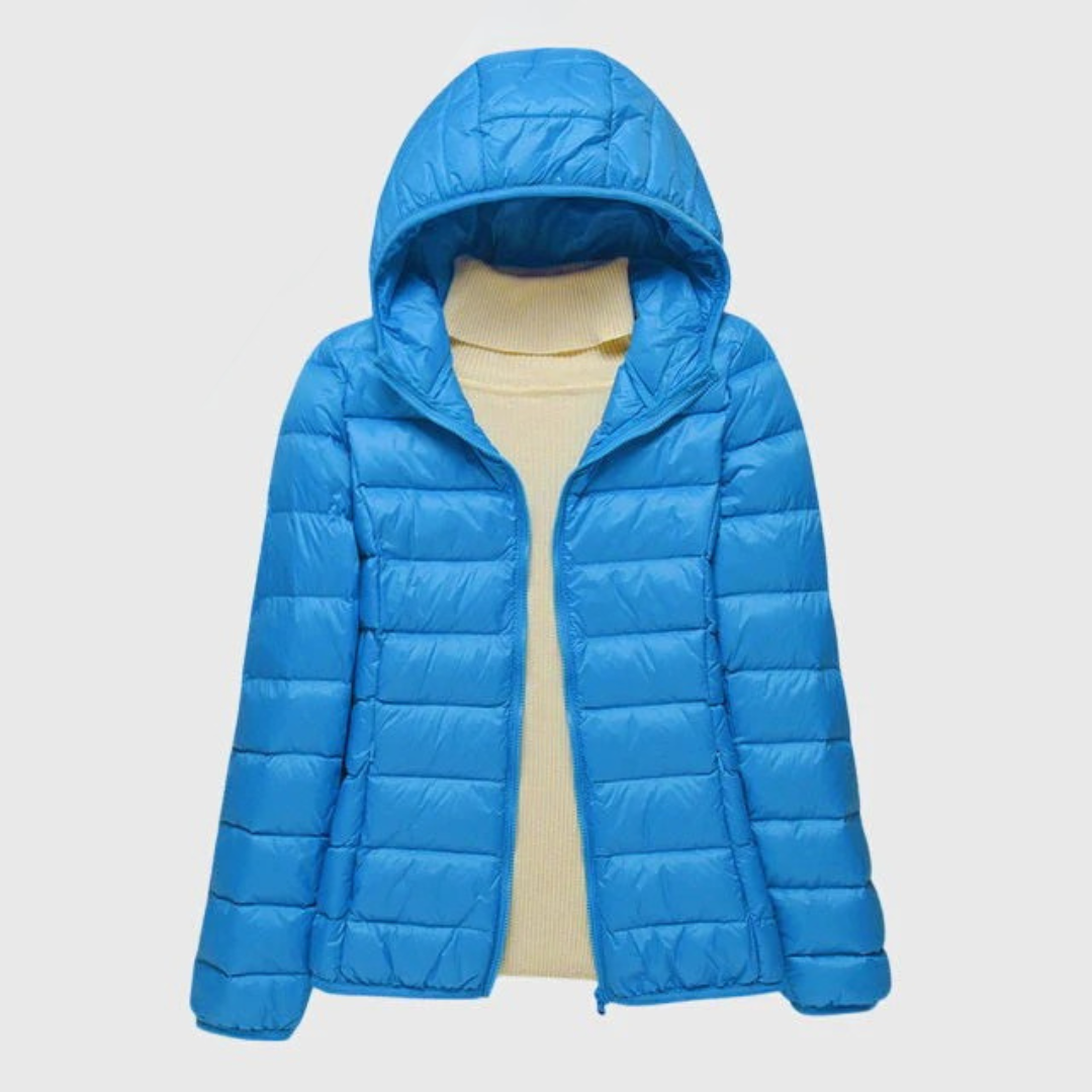 Doudoune Légère à Capuche pour Femme