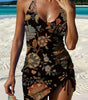 Tankini Graphique Imprimé et Short pour Femme