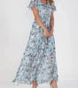 Robe Longue Fluide en Chiffon pour Femmes