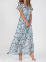 Robe Longue Fluide en Chiffon pour Femmes
