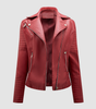 Veste Motard Perfecto Asymétrique en Simili Cuir pour Femme