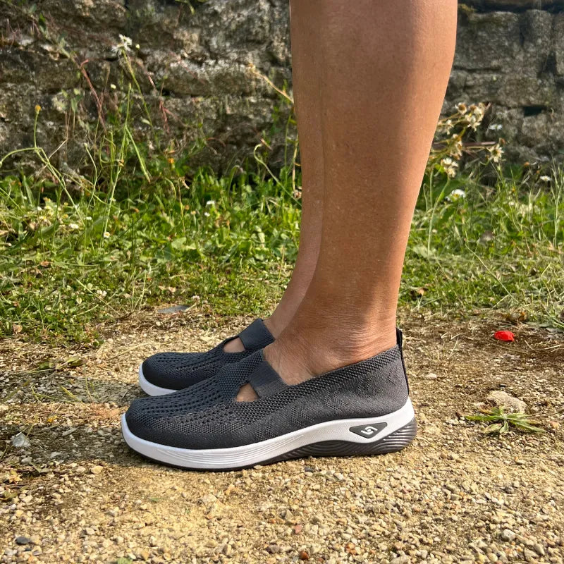 Basket Confortable et Légère Sans Lacets en Maille pour Femme