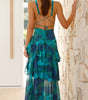 Robe Maxi en Chiffon à Volants pour Femmes