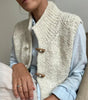 Gilet Sans Manche à Col Montant en Maille pour Femme