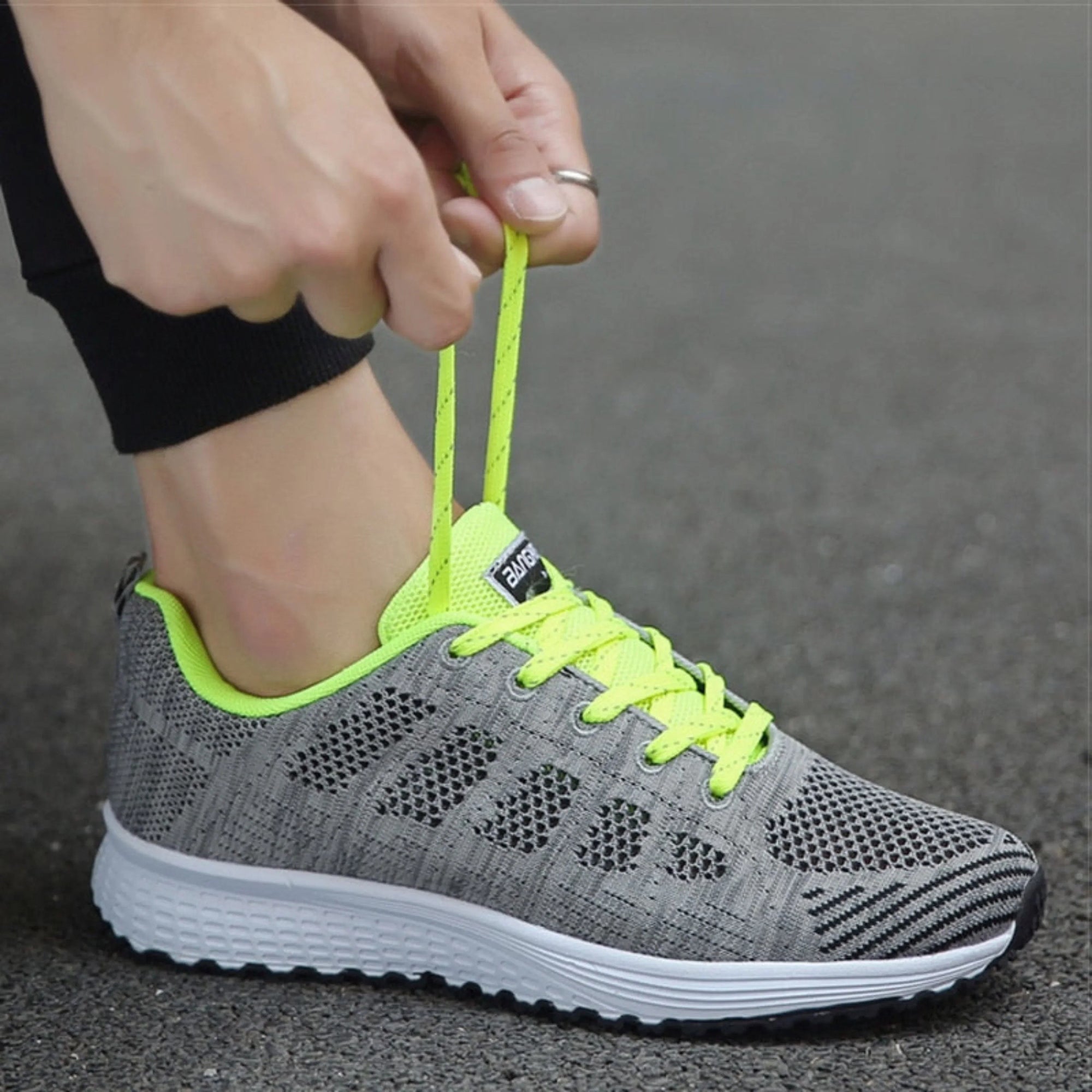 Basket Running Sport en Maille pour Femme