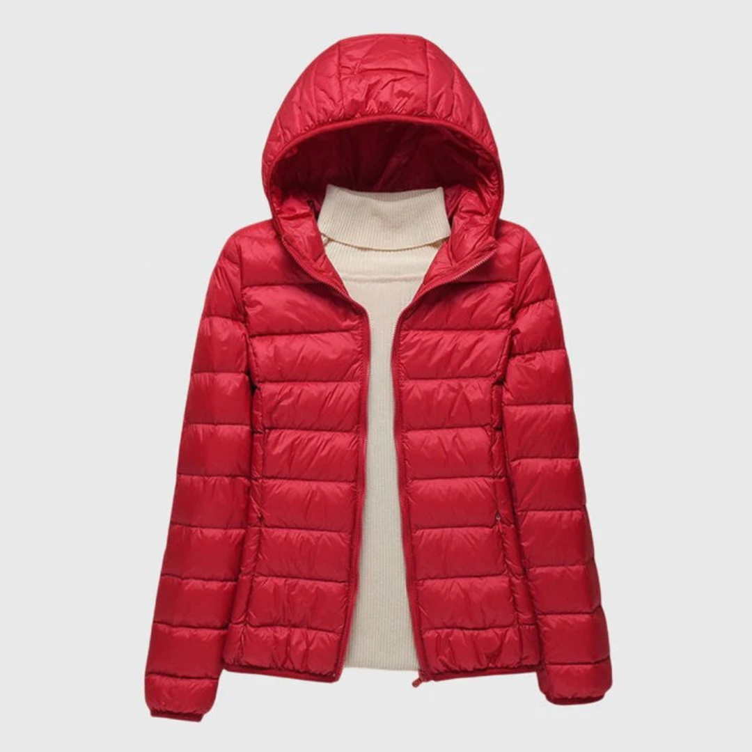 Doudoune Légère à Capuche pour Femme
