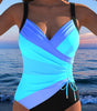 Maillot de Bain Imprimé Décolleté Croisé pour Femme