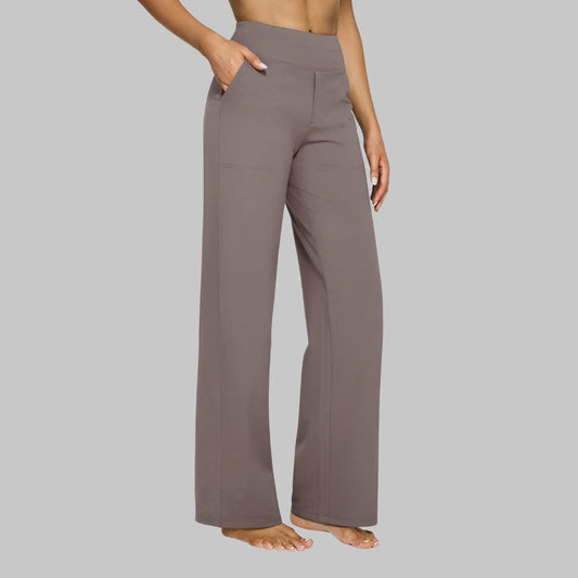 Pantalon Yoga Taille Haute et Poches pour Femmes