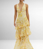 Robe Maxi en Chiffon à Volants pour Femmes