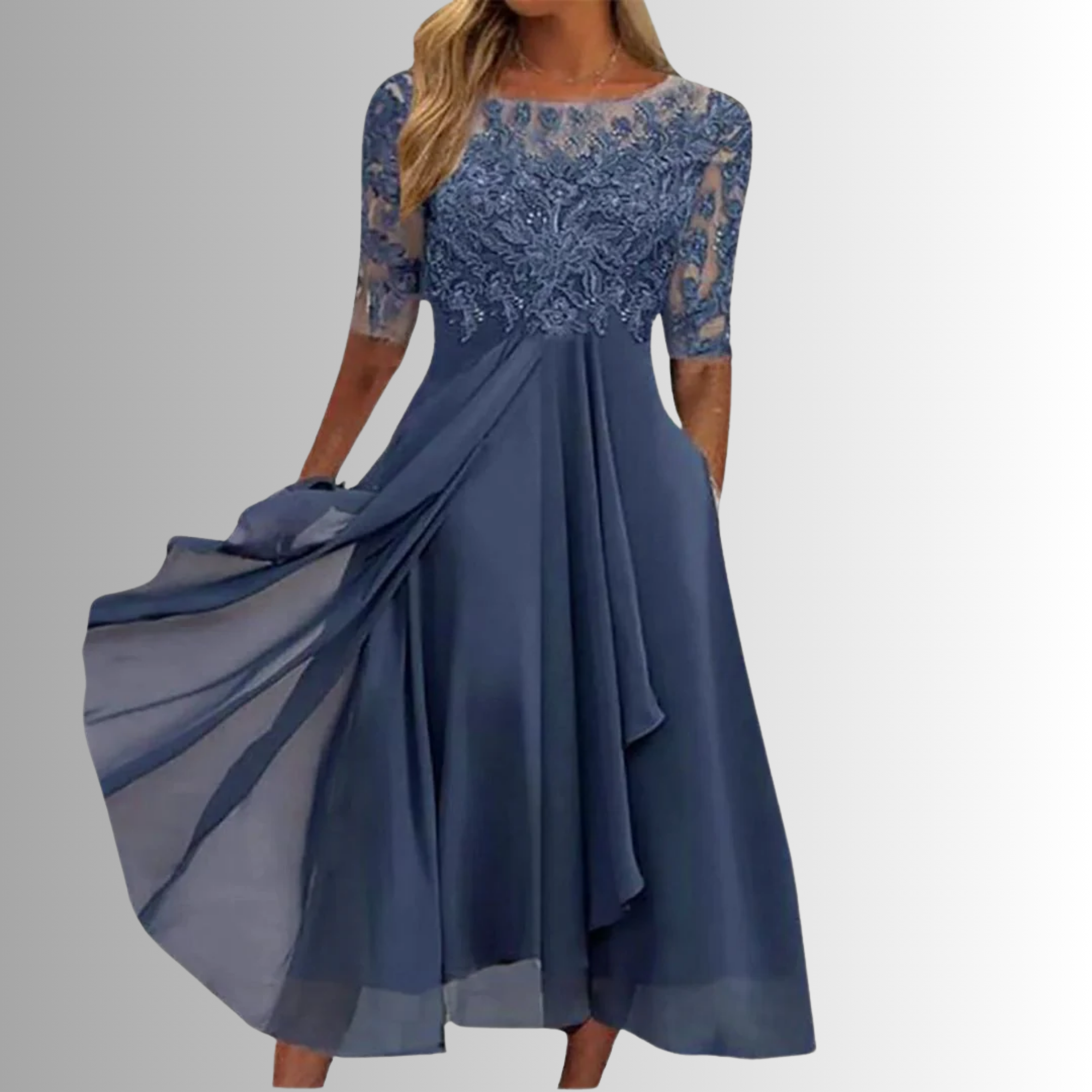 Robe élégante en dentelle pour femmes