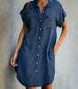 Robe mi-longue en coton pour Femmes