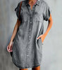 Robe mi-longue en coton pour Femmes
