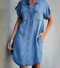 Robe mi-longue en coton pour Femmes