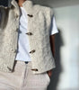 Gilet Sans Manche à Col Montant en Maille pour Femme
