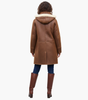 Manteau Long à Capuche et Doublure Synthétique pour Femmes