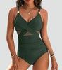 Maillot de Bain Une Pièce Sculptant pour Femme avec Filet | Idéal pour l'Été