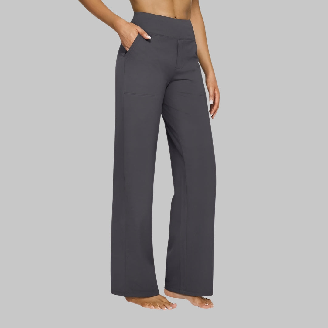 Pantalon Yoga Taille Haute et Poches pour Femmes