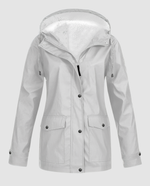Parka Oversize à Capuche et Fausse Fourrure pour Femme