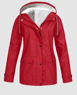 Parka Oversize à Capuche et Fausse Fourrure pour Femme