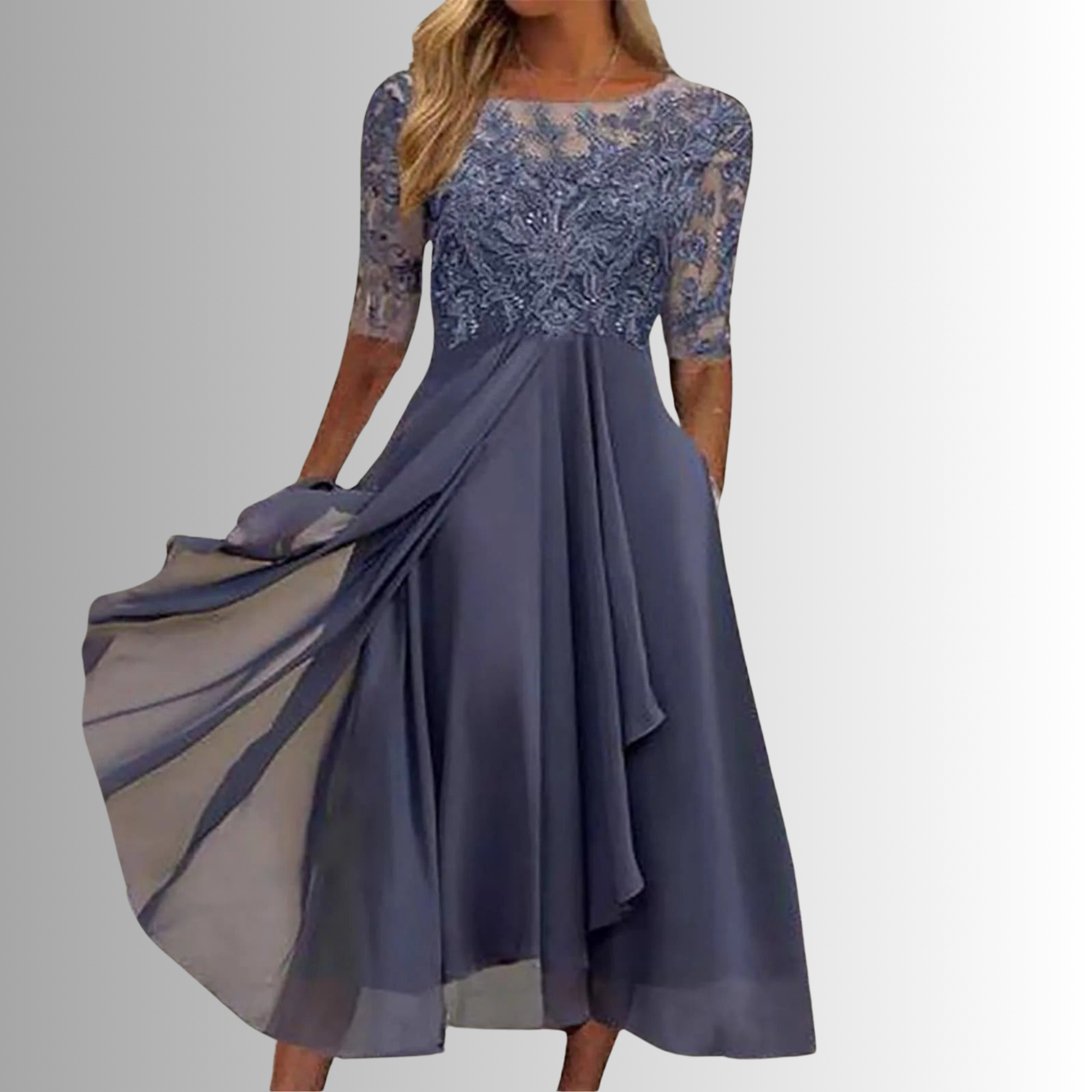 Robe élégante en dentelle pour femmes